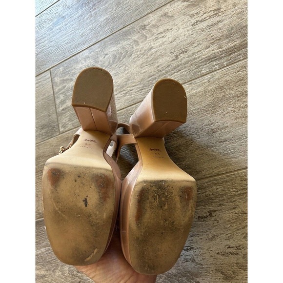 COACH Isabella Patent Leather Pump Pale Blush 8.5 B (M) - Picture 7 of 11